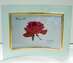 Стекло GT-114/SC3-G 10*15 гориз. гнутая голубая