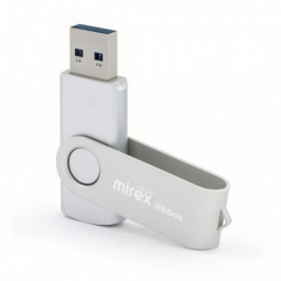 USB Flash Mirex SWIVEL silver 256Gb