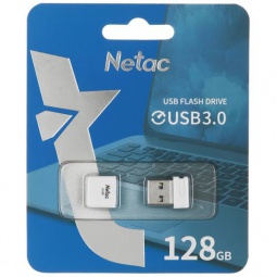 USB Flash Netac 128GB 3.0 U116 mini  white 130 MB/s