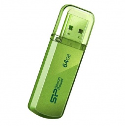 USB Flash Silicon Power 64Gb  Helios 101 green