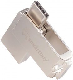 USB Flash Smart Buy  8Gb Twist silver/white