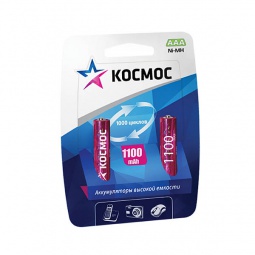 Космос акк. HR03 NI-MH 1100mah BL2