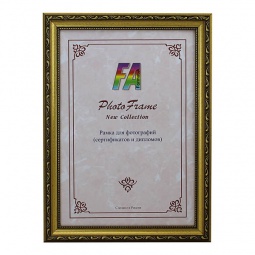 FA 15*21 Майолика баклажан (золото)